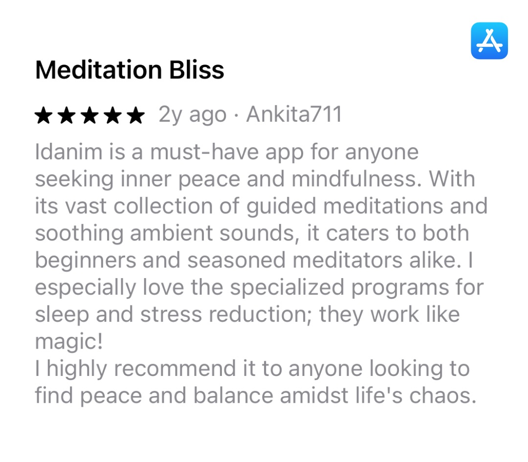 Idanim app user review 2